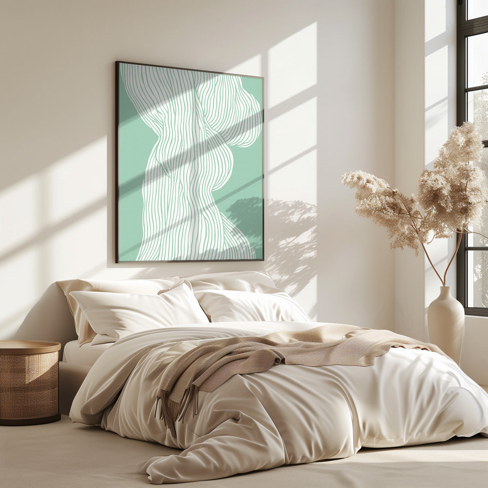 Fließende Linien Eleganz | Poster