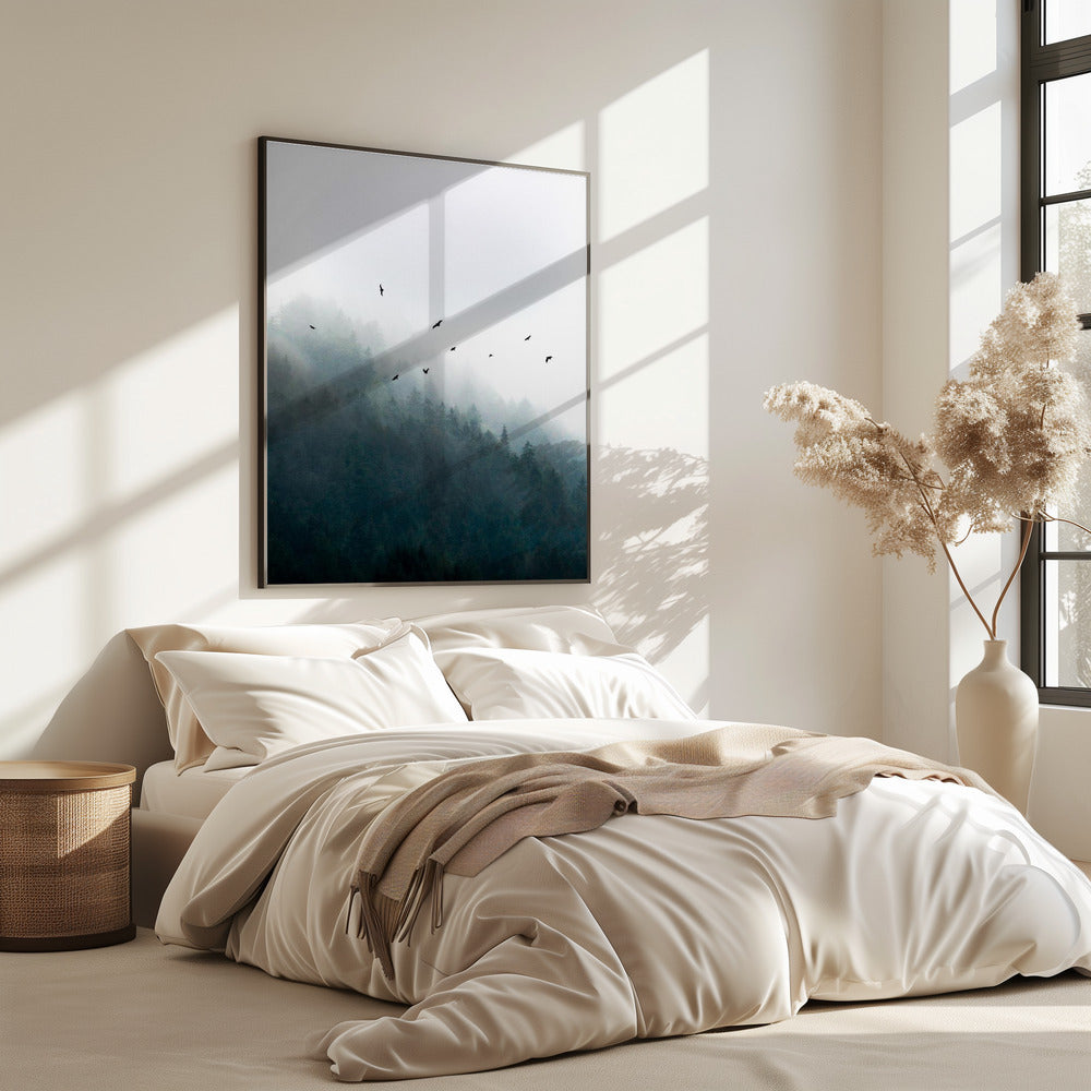 Nebliger Morgen 4 | Poster