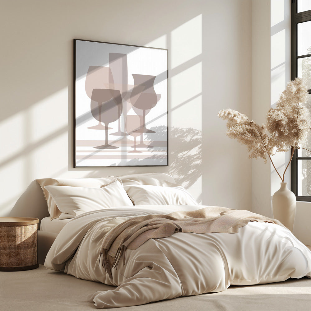 Harmonie aus geschichtetem Glas | Poster