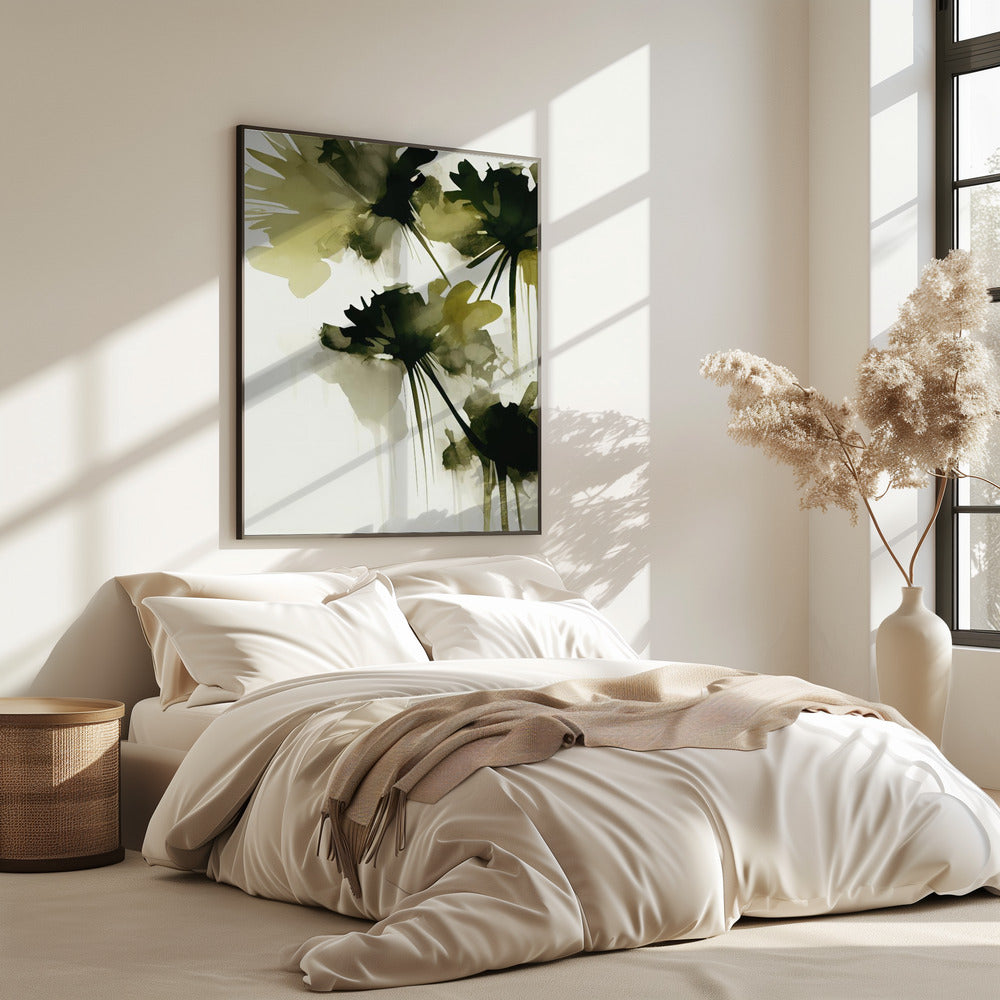 Florale Farbtöne Tanz | Poster