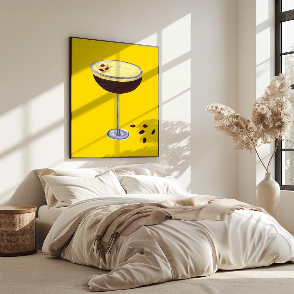 Espresso Martini Butterblume Gelb | Poster