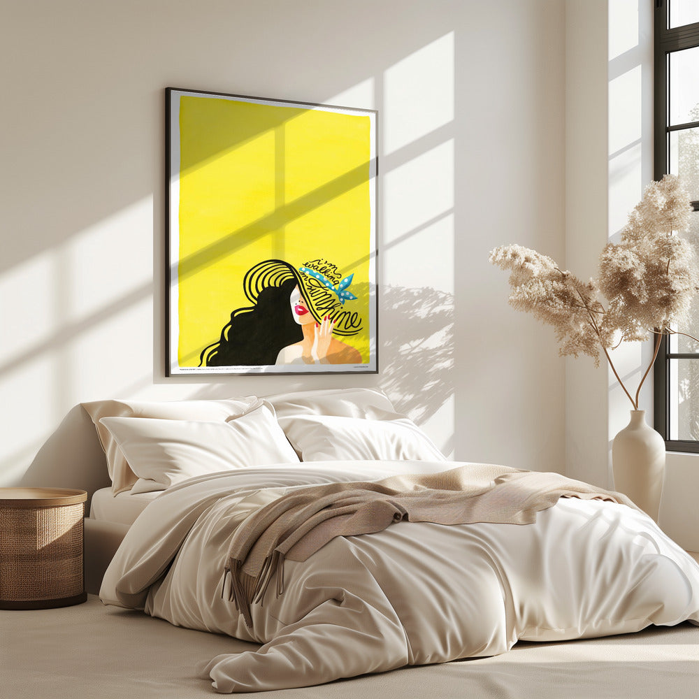 Spaziergang im Sonnenschein | Poster