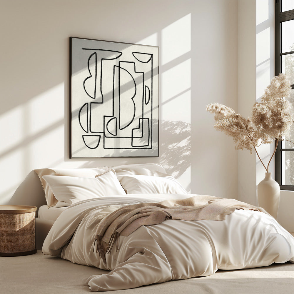 Abstract Line Art Sketch | Poster