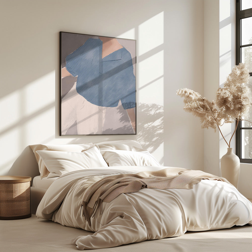 Gestreiftes Hemd Wanderer | Poster