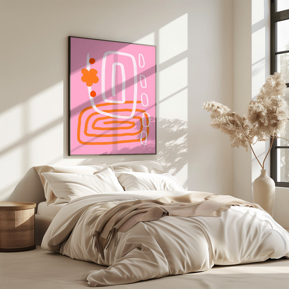 Spiralblütenlandschaft | Poster