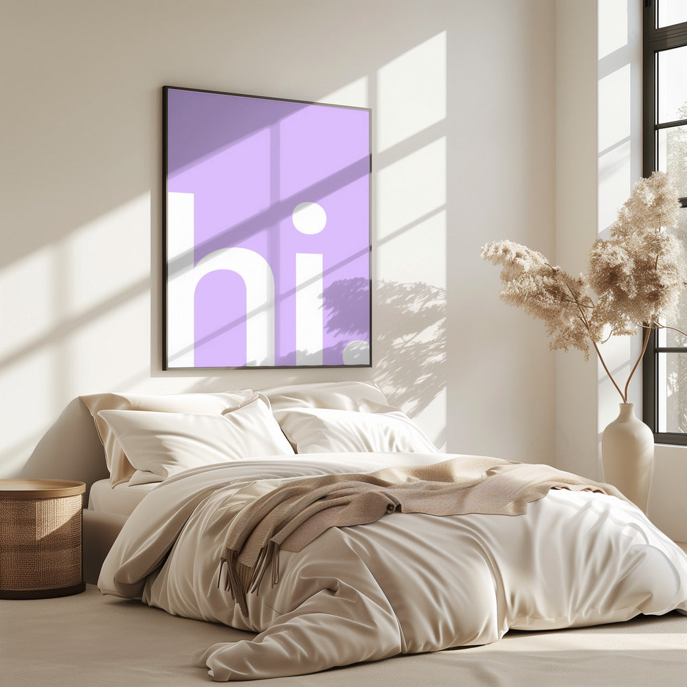 Hallo in Lavendel | Poster