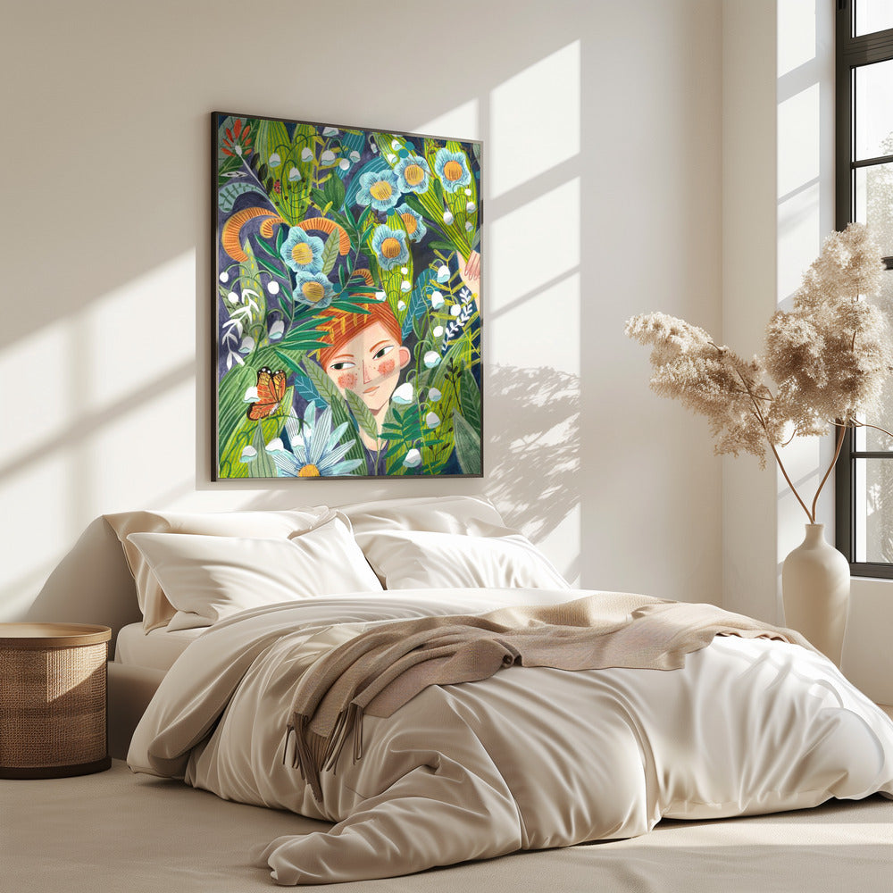 Frau in der Natur | Poster