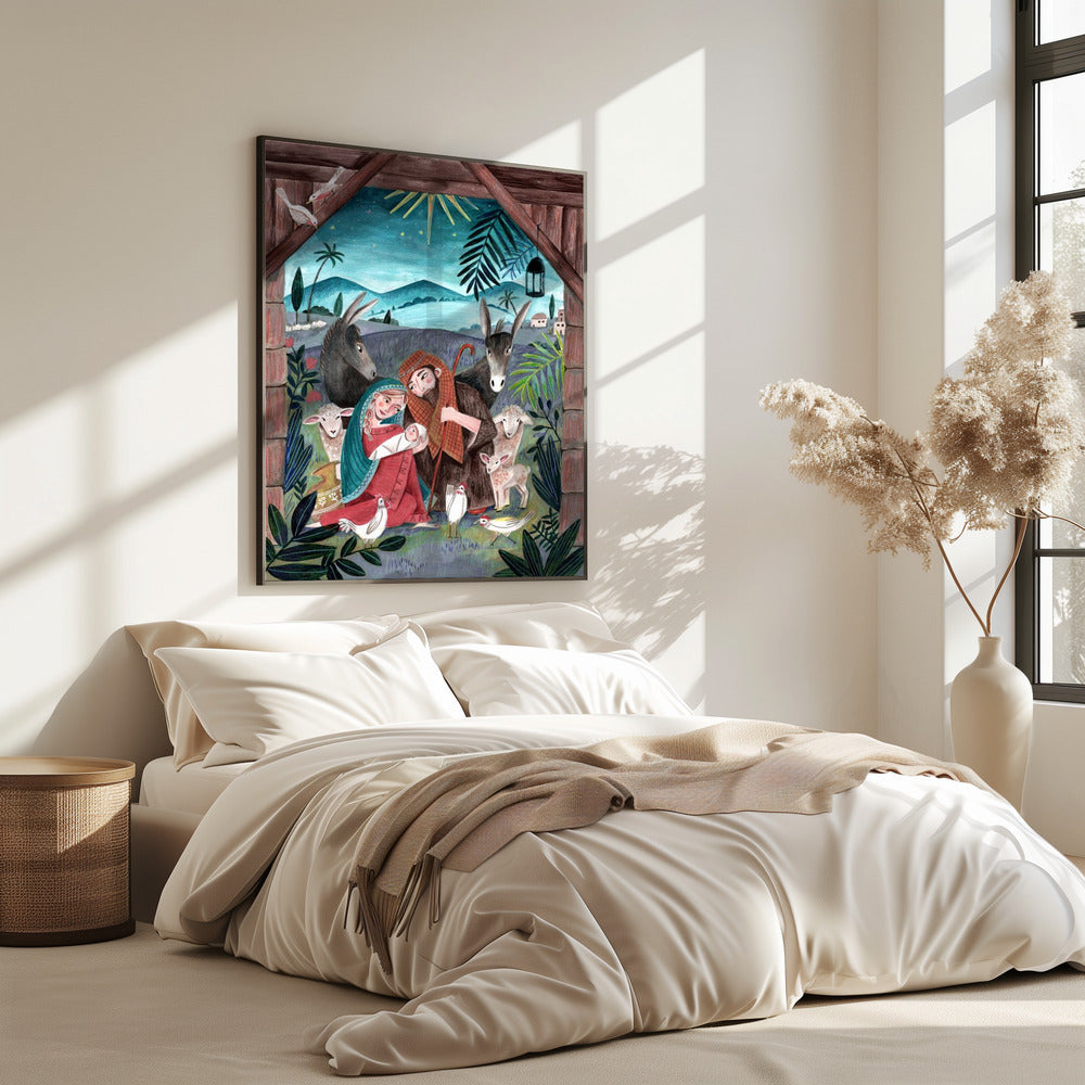 Weihnachten mit Maria und dem Jesuskind | Poster