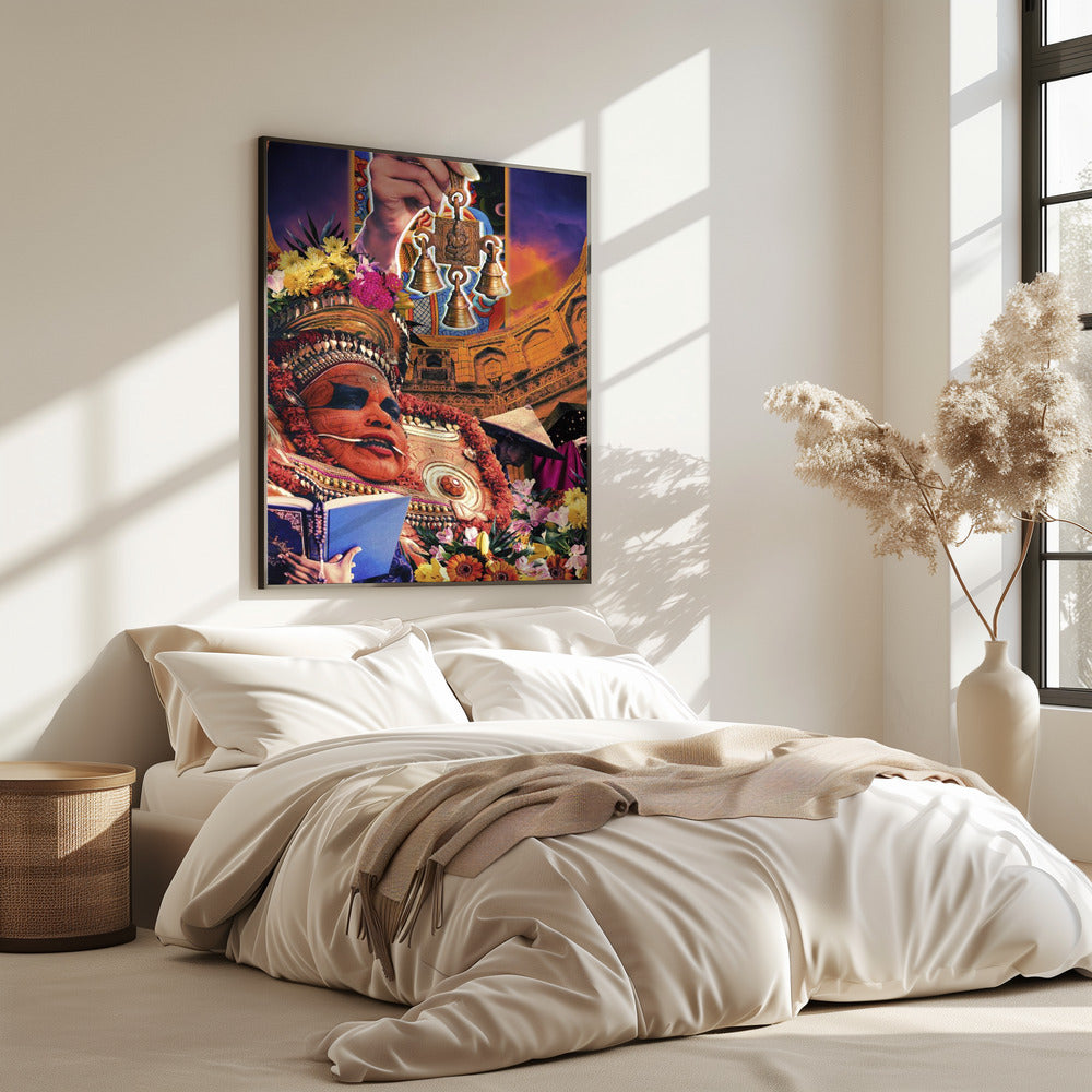 Retro Fantasy Kultur Collage | Poster