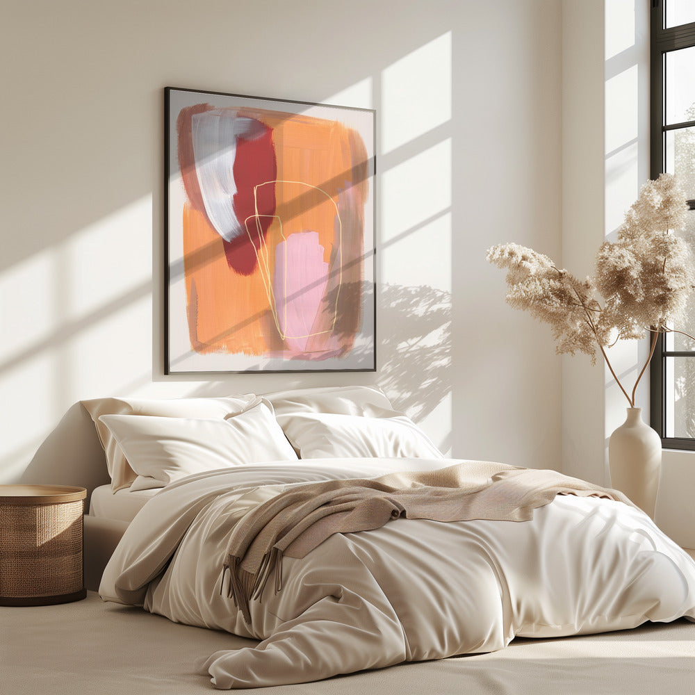 Abstrakte Pinselstriche 125 | Poster