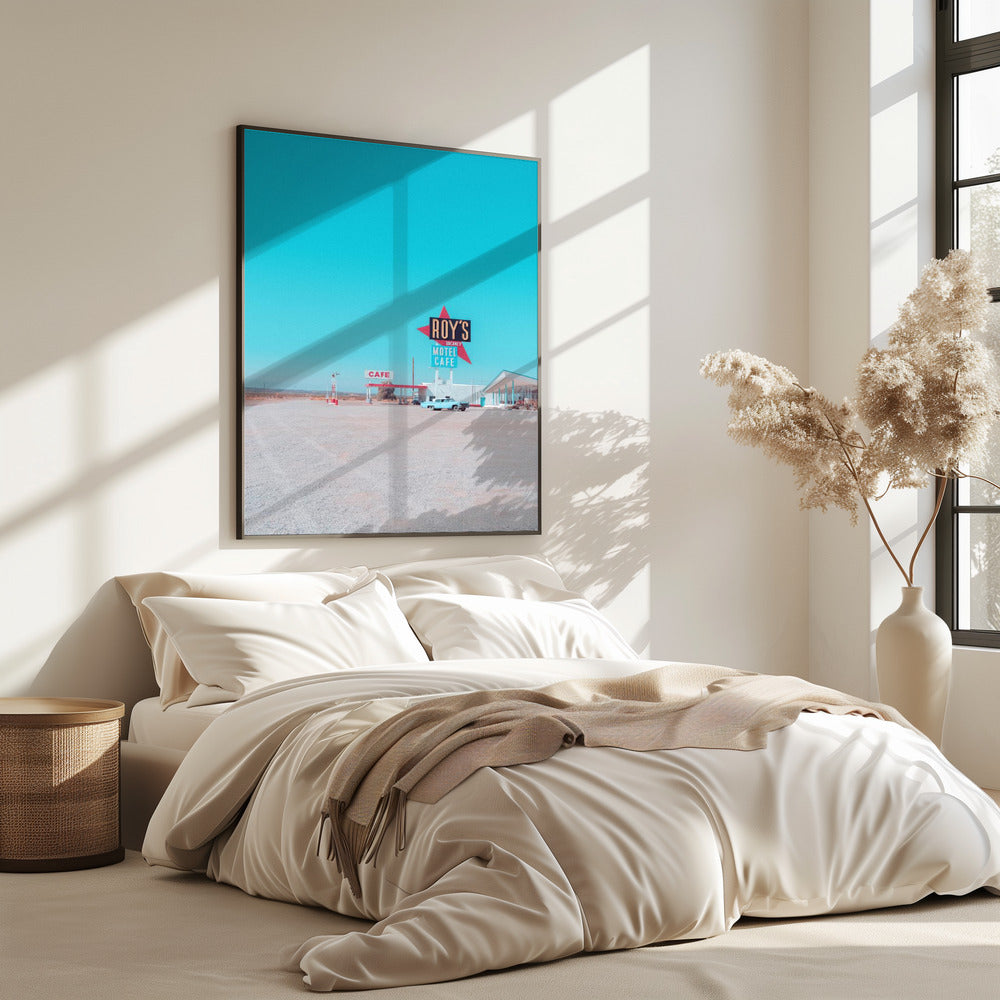 Roy's Motel Cafe Vintage Schild | Poster