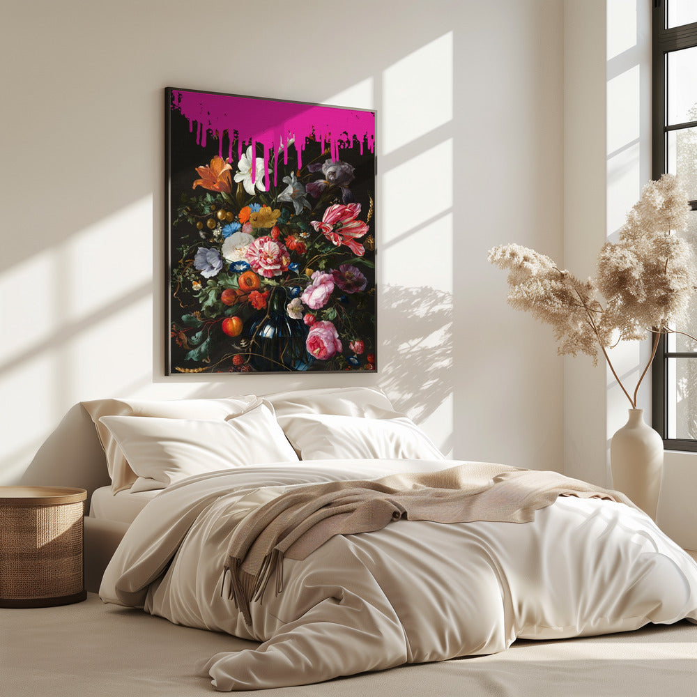 Vintage Botanische, veränderte Pinky Kunst | Poster