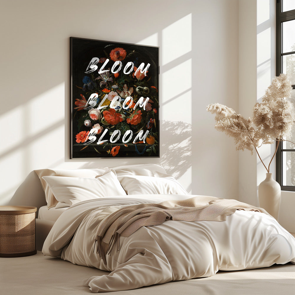 Vintage Blumen Poster