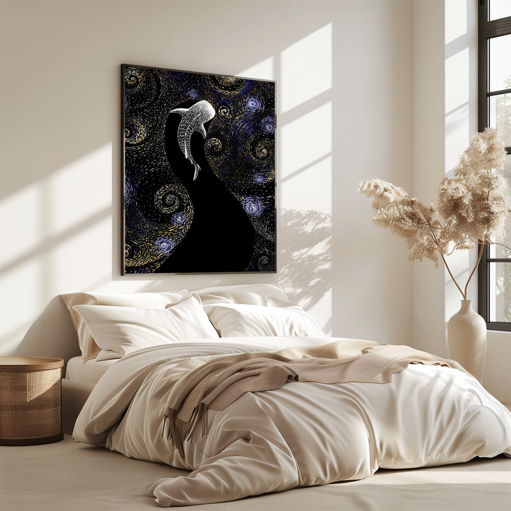 Sternenfresser im Van Gogh-Stil, farbig | Poster
