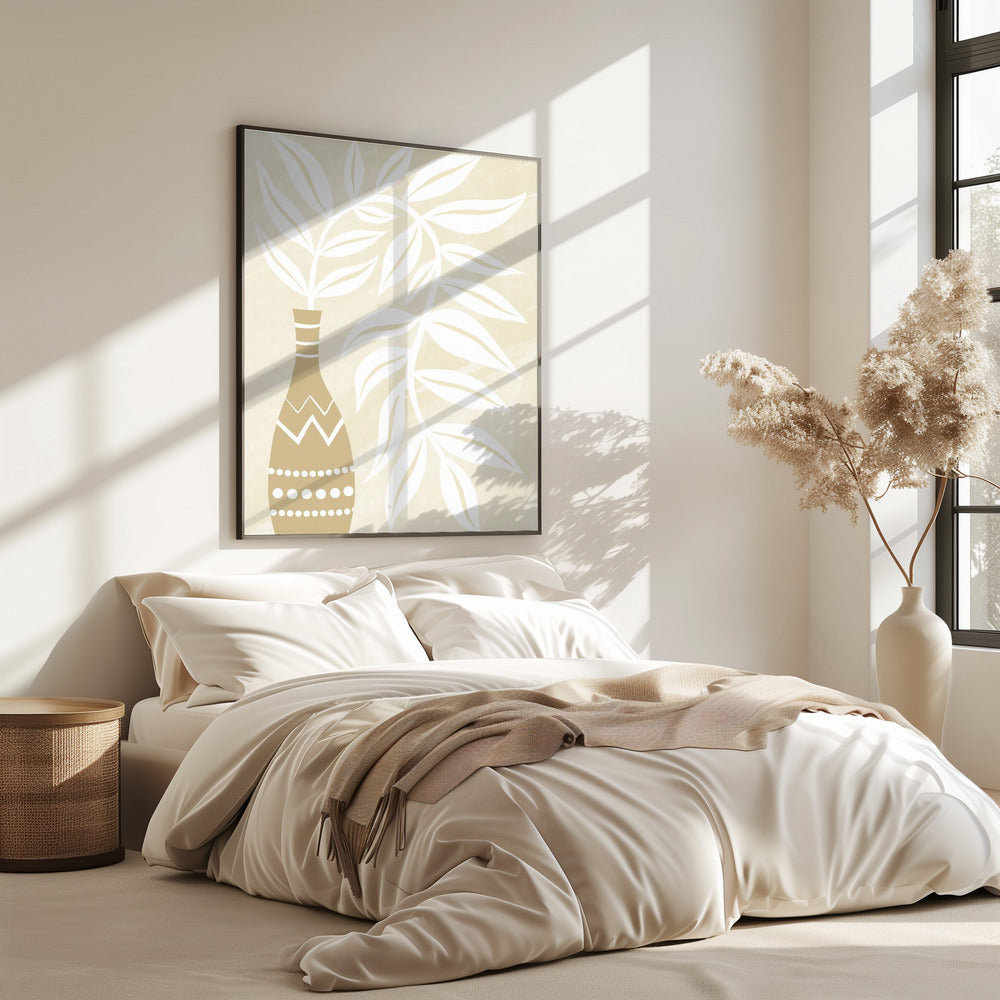 Vase Pflanze | Poster