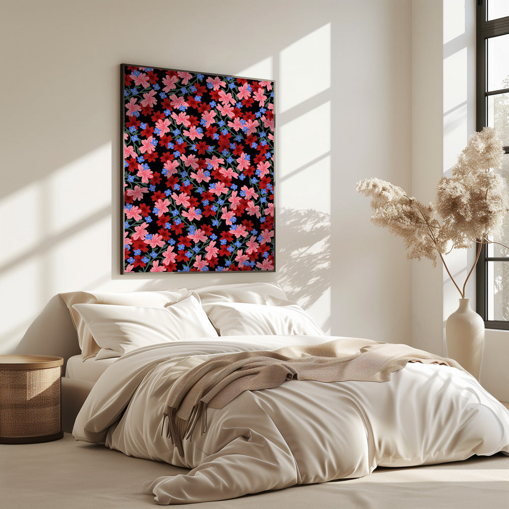 9933x14043 Din 50 Romantische Blumen | Poster