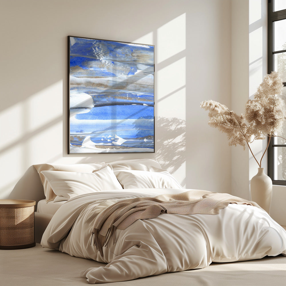 Dynamische bunte Pinselstriche | Poster
