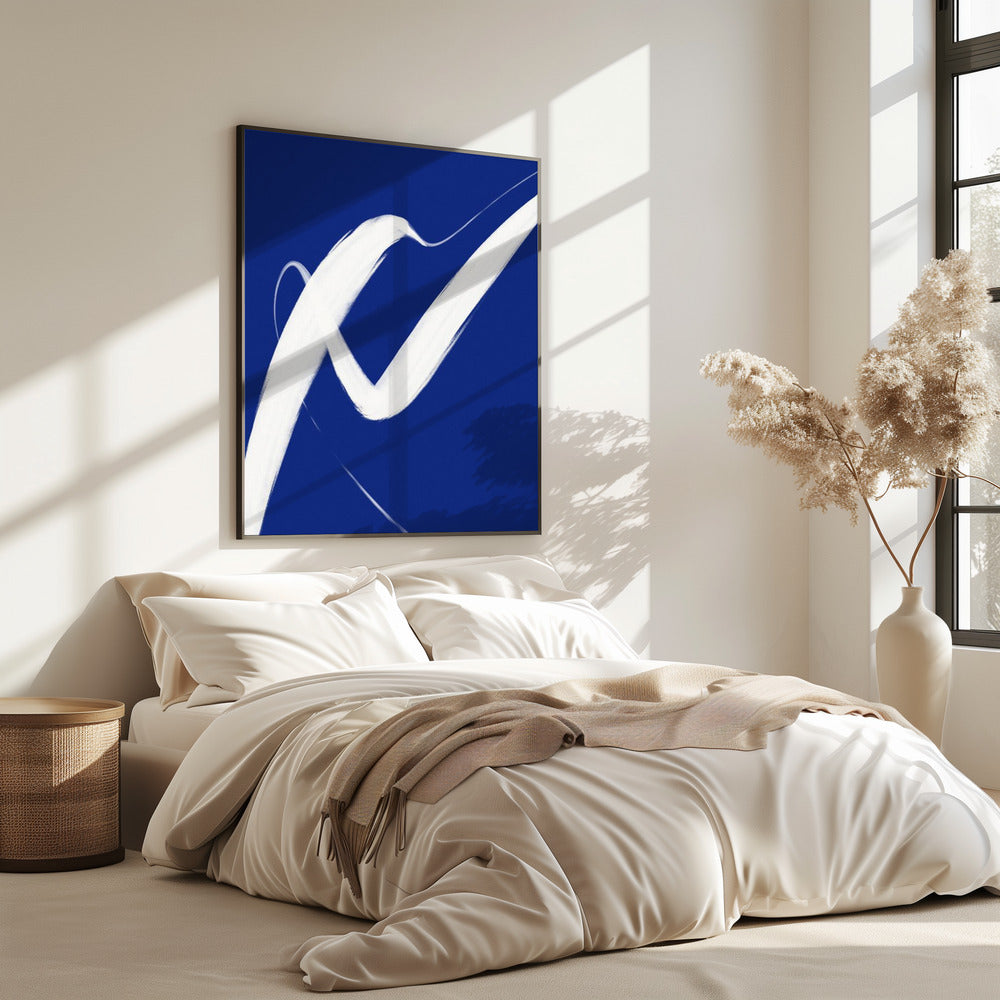 Blauer Wirbeltanz | Poster