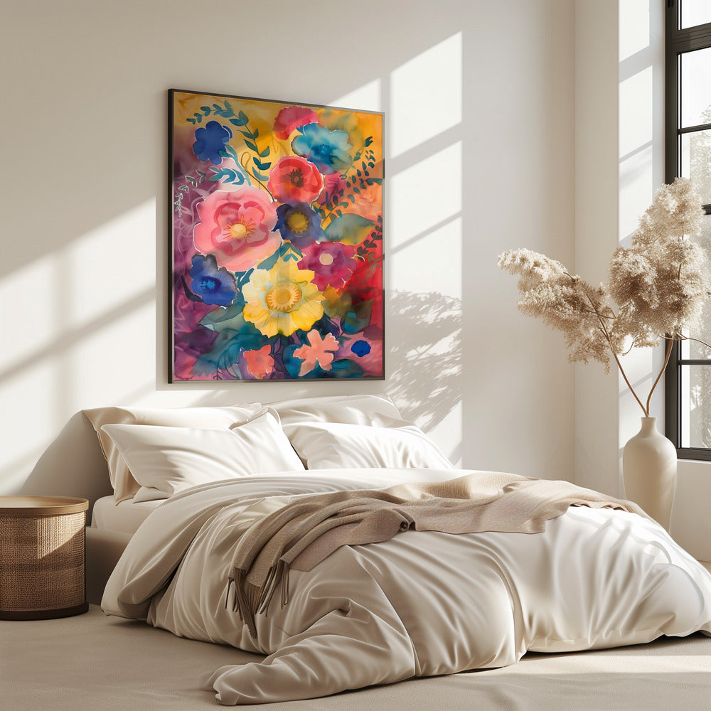 Aquarell Blumen Nr. 6 | Poster