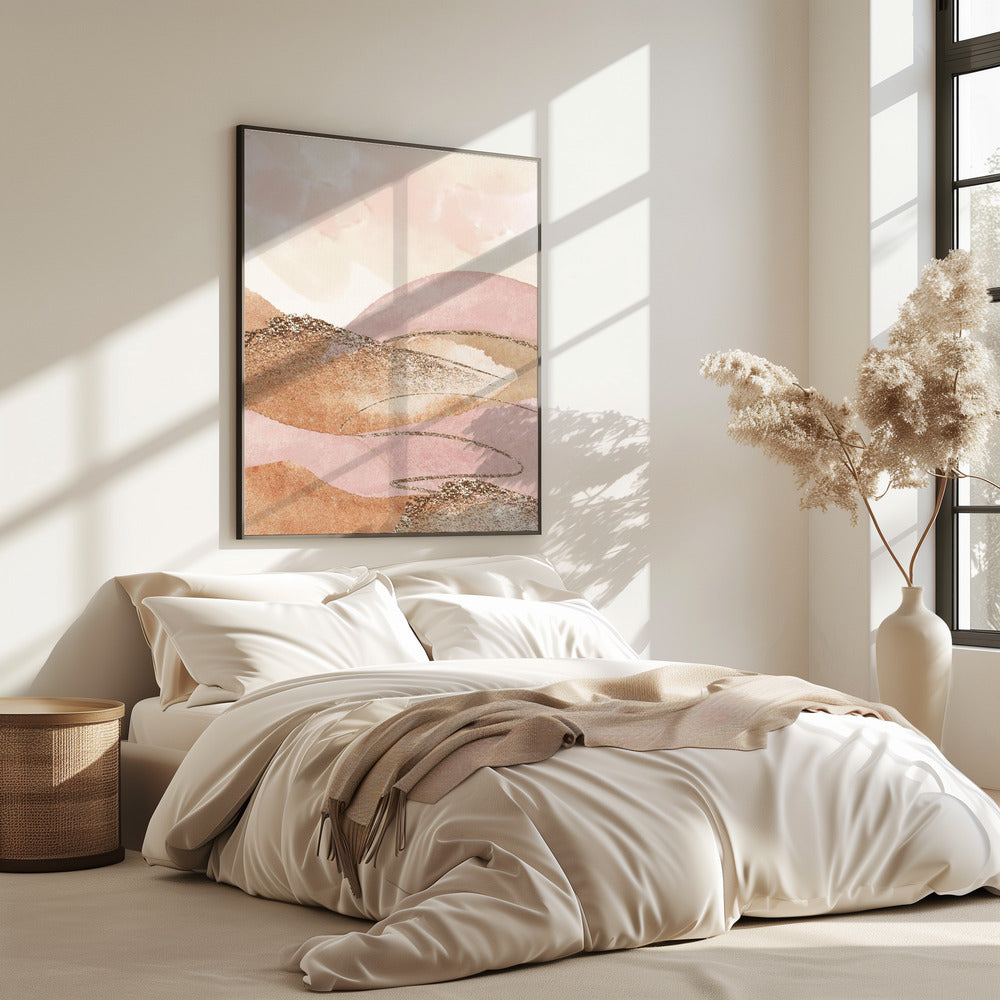 Landschaft in Pink-2 | Poster