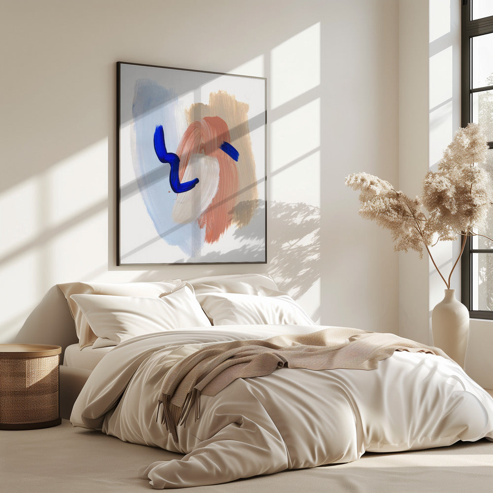 Abstrakte Pinselstriche 141 | Poster