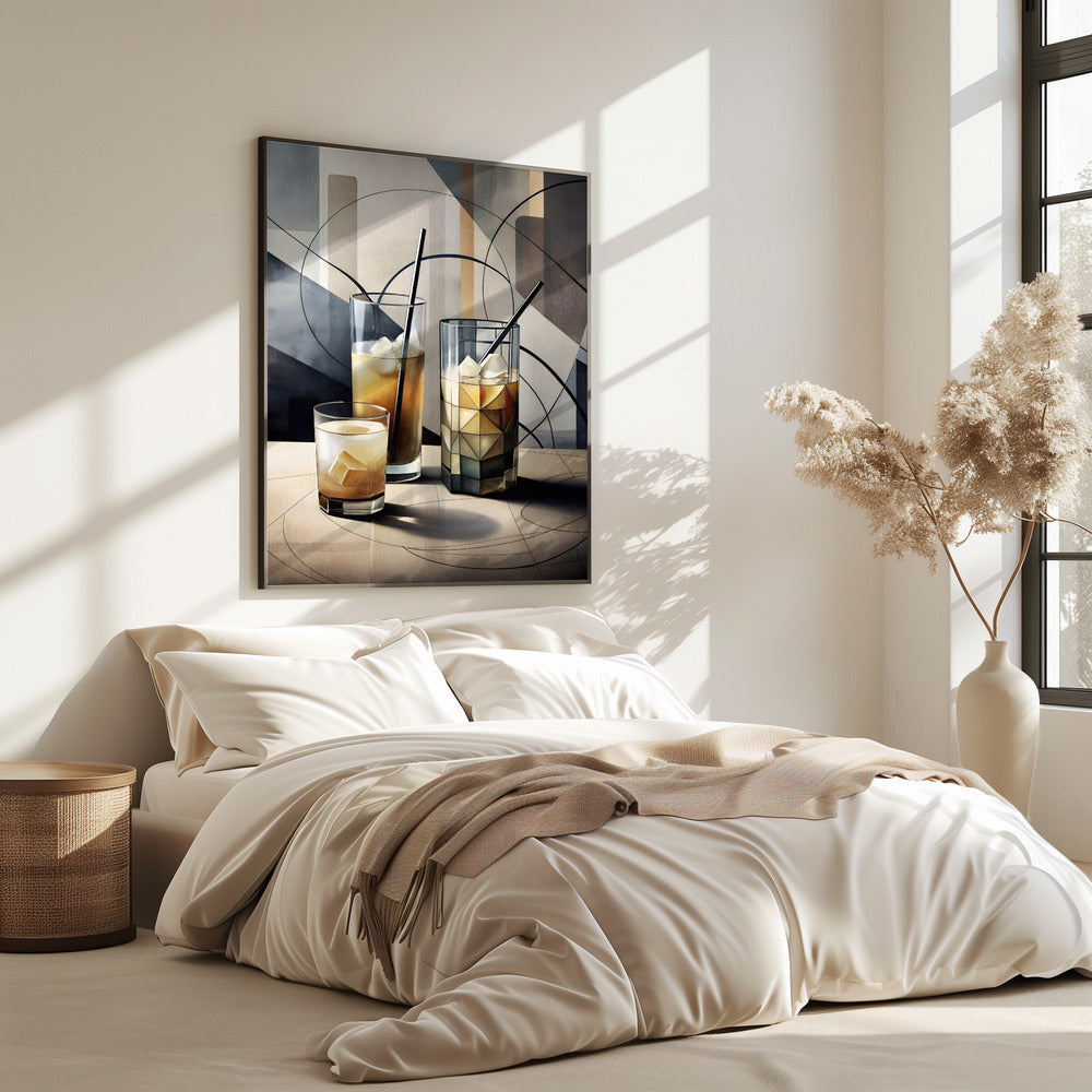 Kubistische Cocktails | Poster