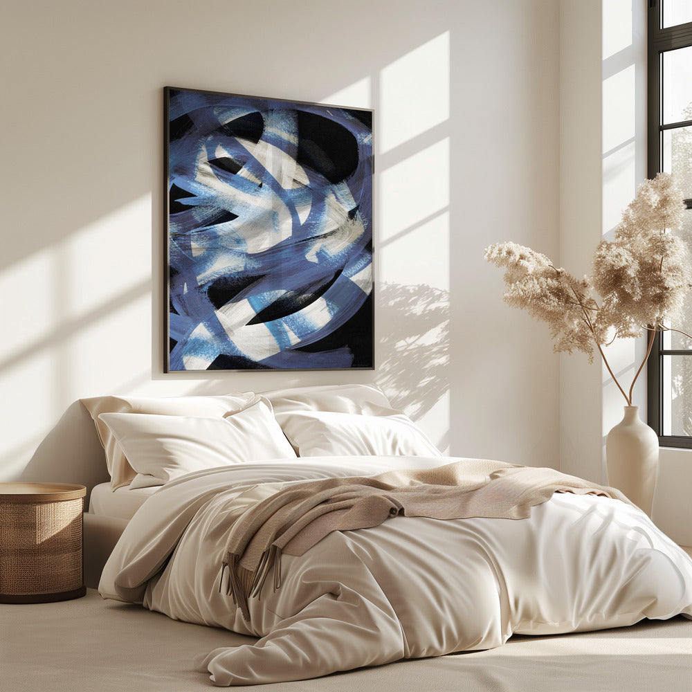 Abstrakte Pinselstriche 128 | Poster