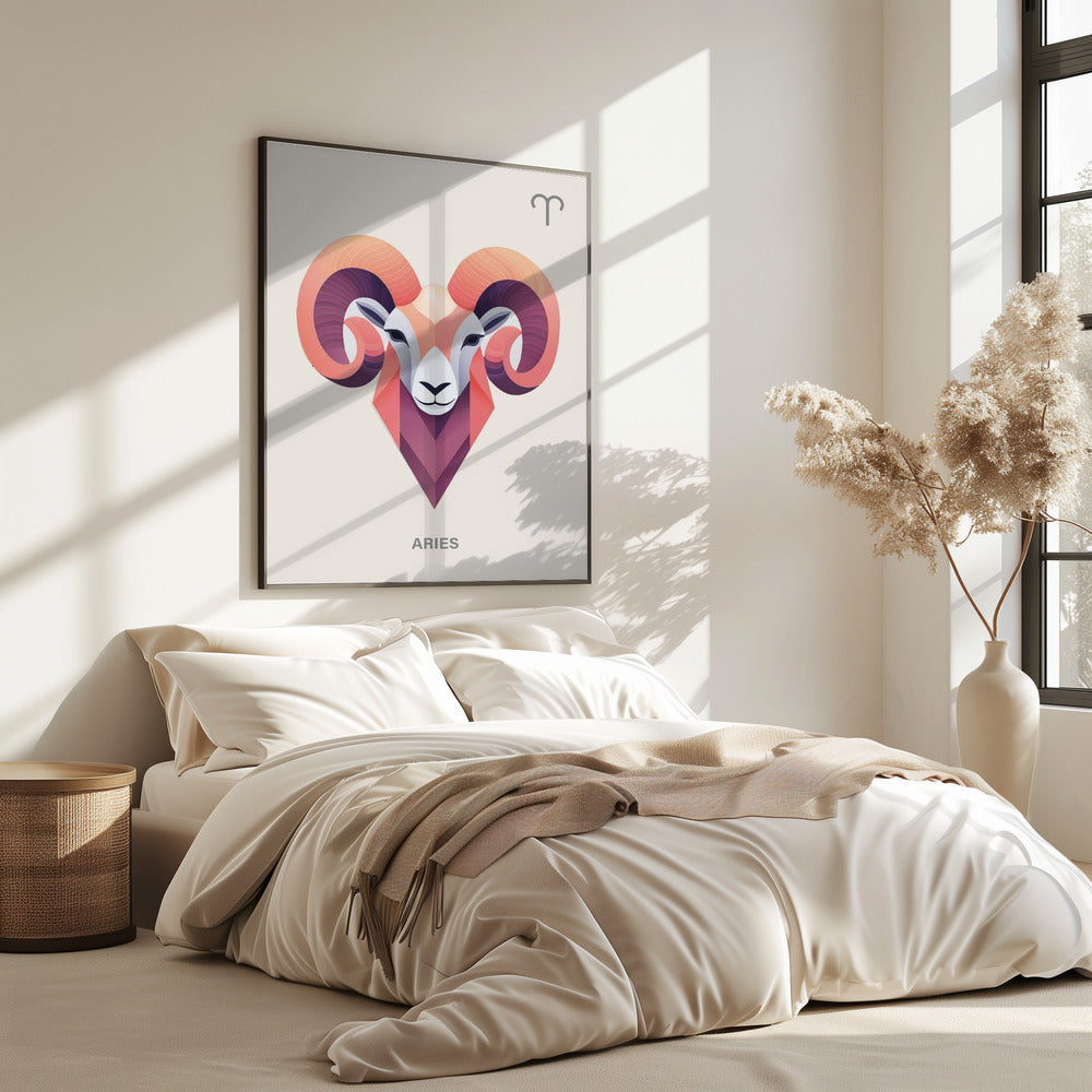 Sternzeichen Widder Kunst | Poster