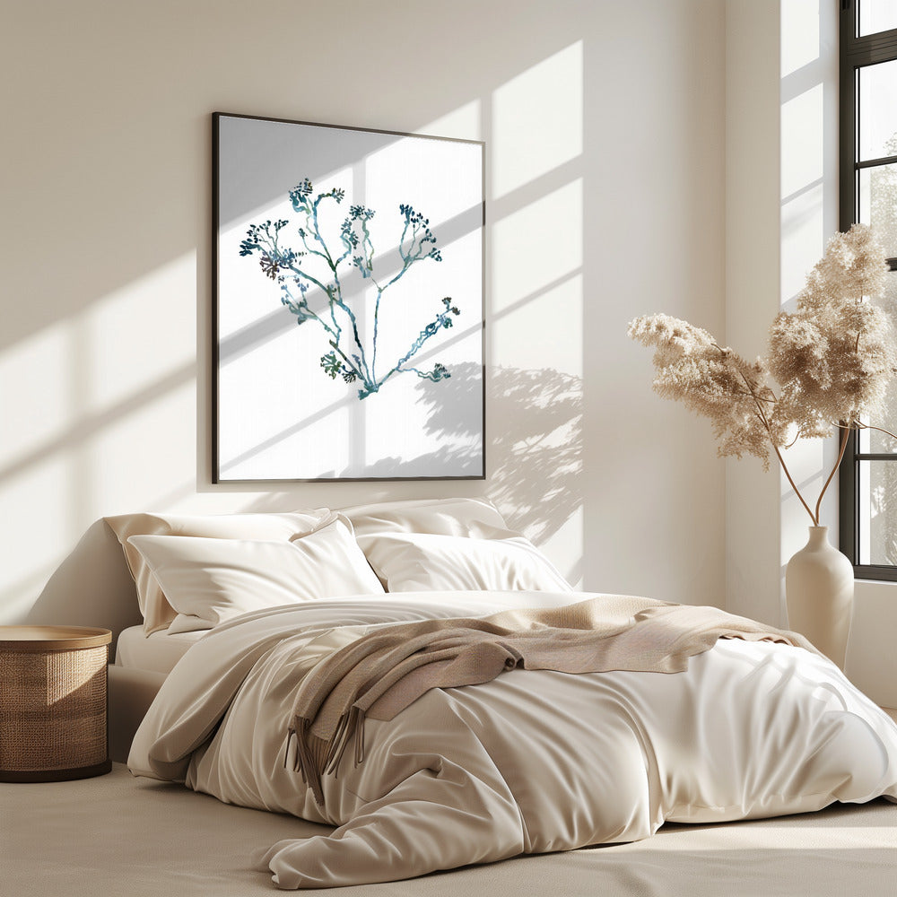 Zarte blaue Blumen 2 | Poster