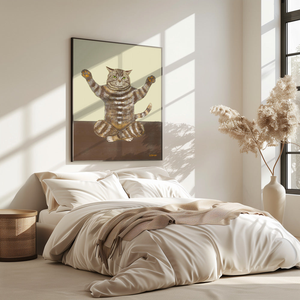Yoga-Katze | Poster