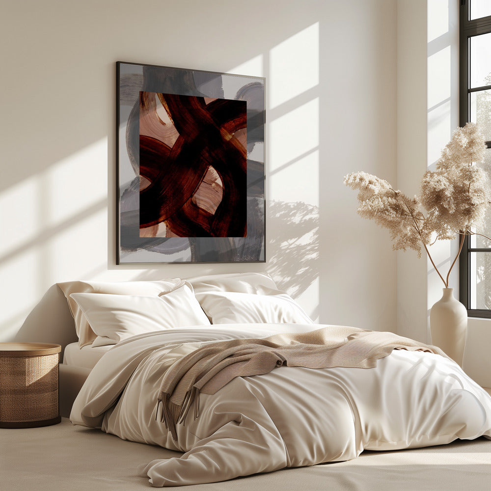 Abstrakte Pinselstriche 150 | Poster