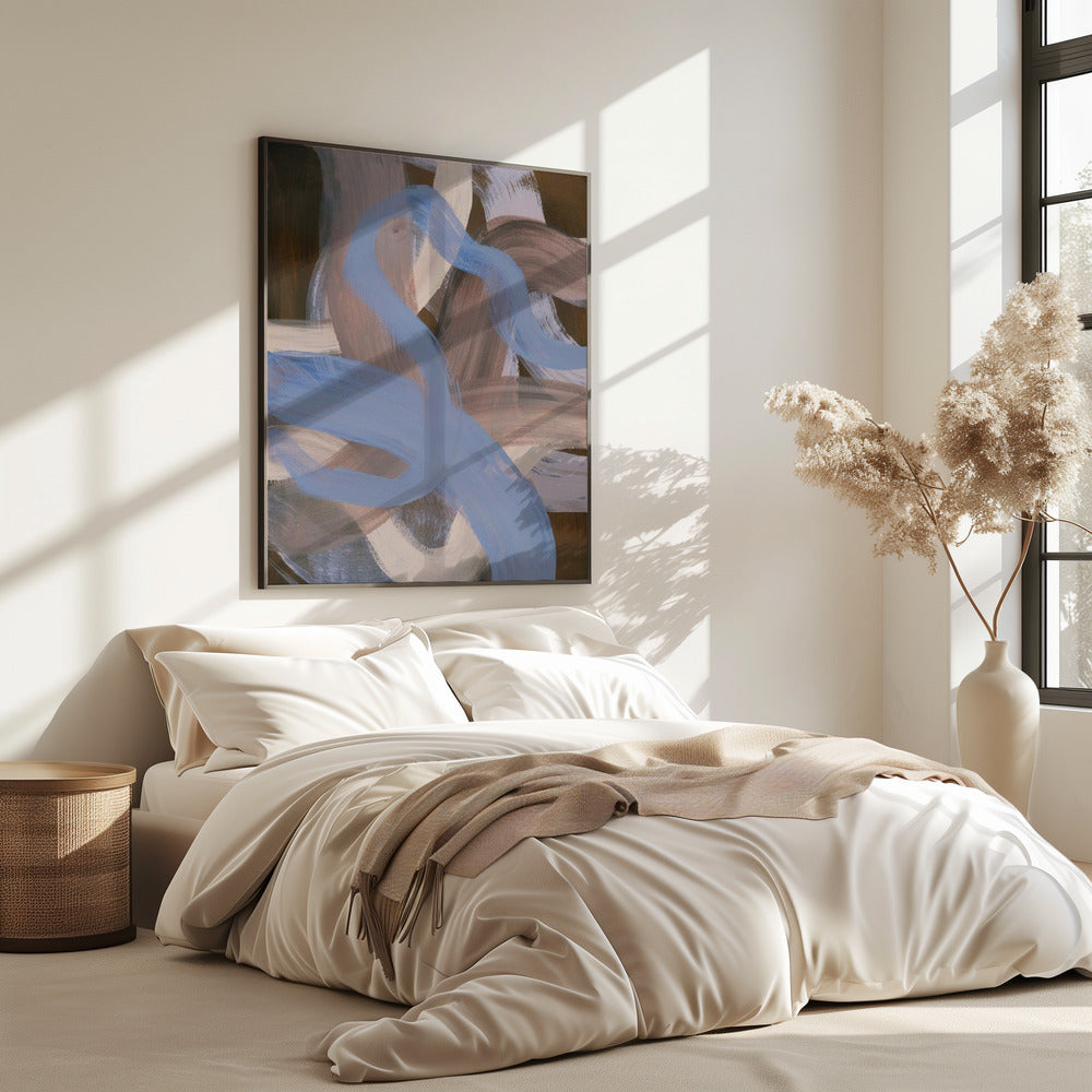 Abstrakte Pinselstriche 124X | Poster