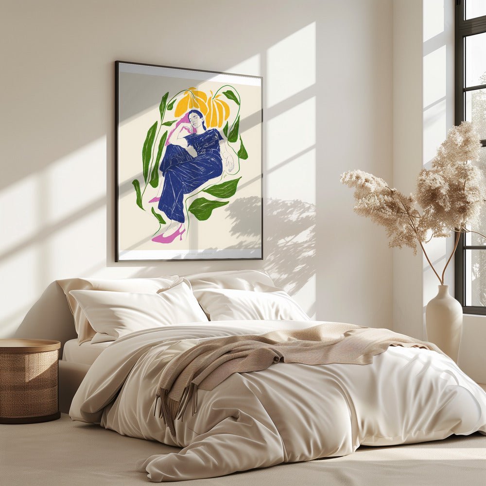 Jlr Ruhe im Garten | Poster