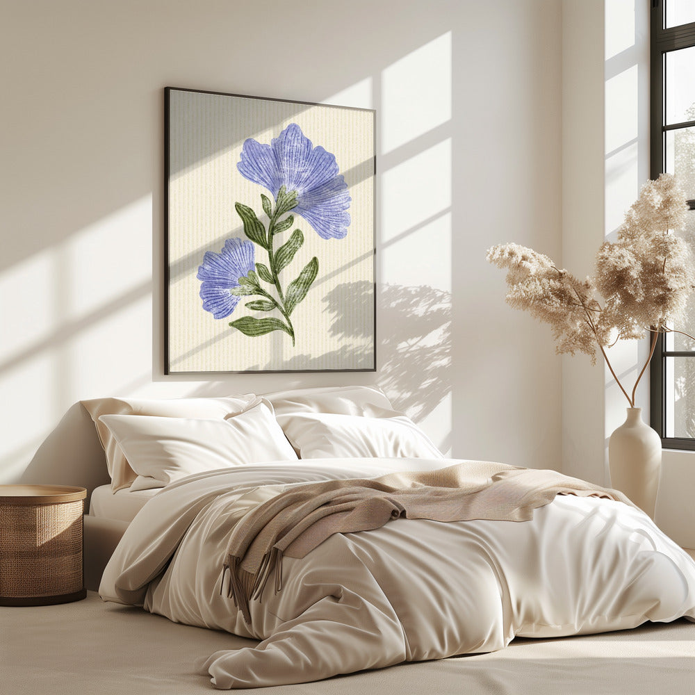 Vintage Blume | Poster