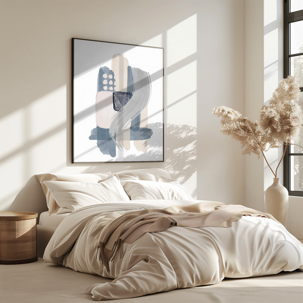 Blaue Gelassenheit 1 | Poster