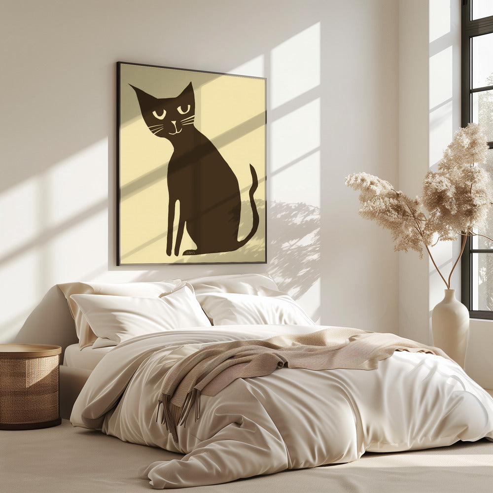Braune Katze | Poster