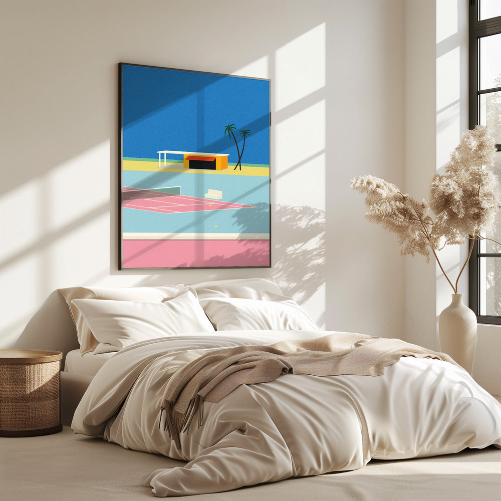 Tennis am Strand | Poster