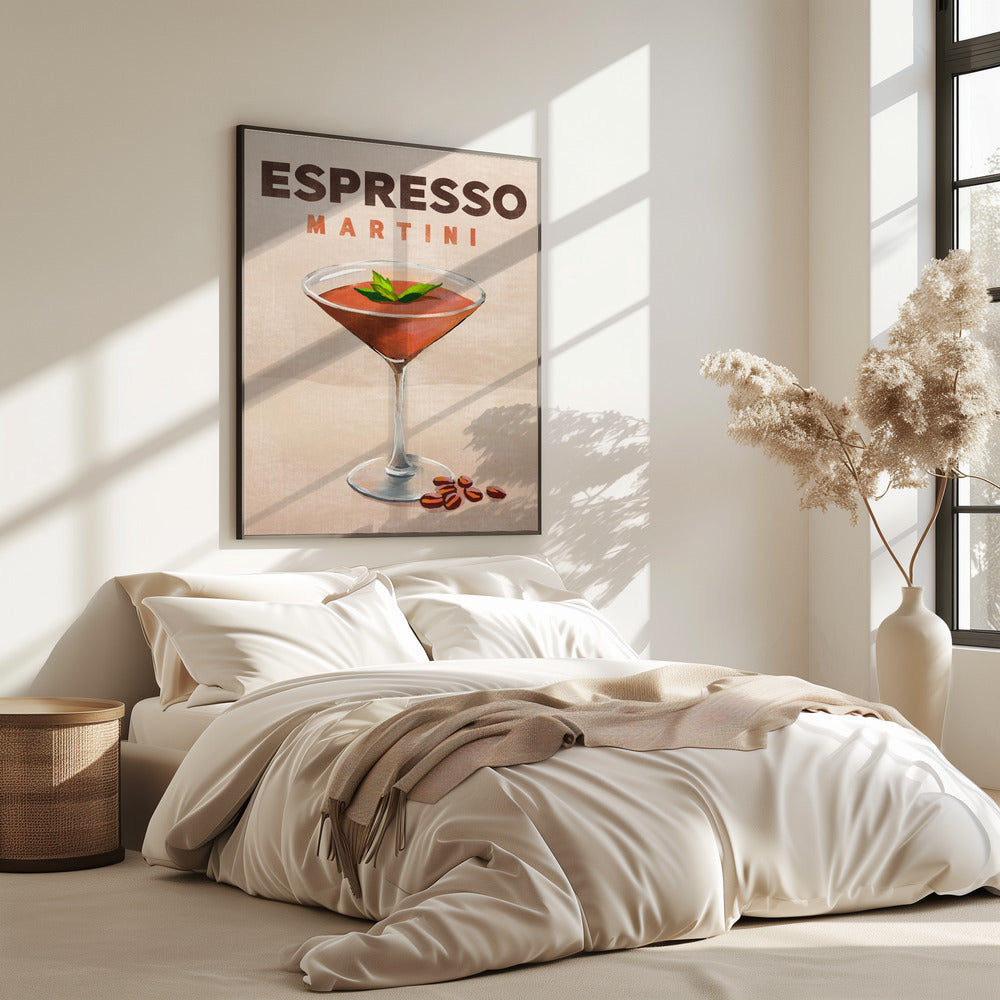 Espresso Martini Cocktail Bar Dekor | Poster