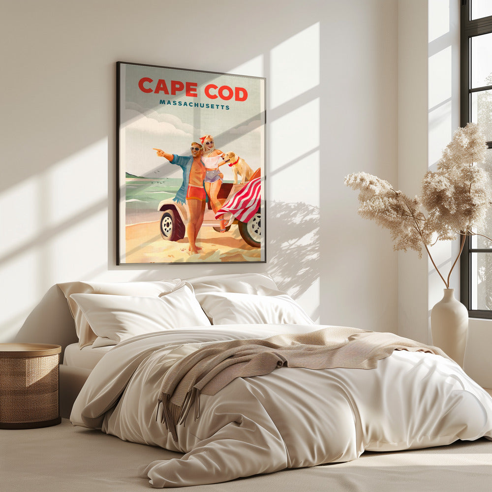 Cape Cod, Massachusetts, Sommer-Strandkunst, Poster