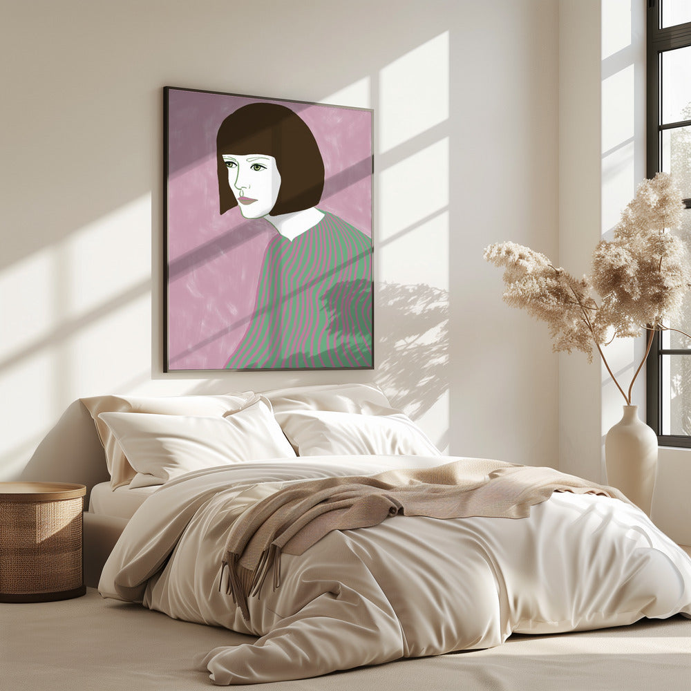 The brunette | Poster