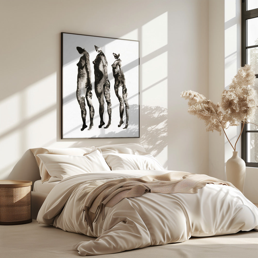 Figurenstudie 3x | Poster