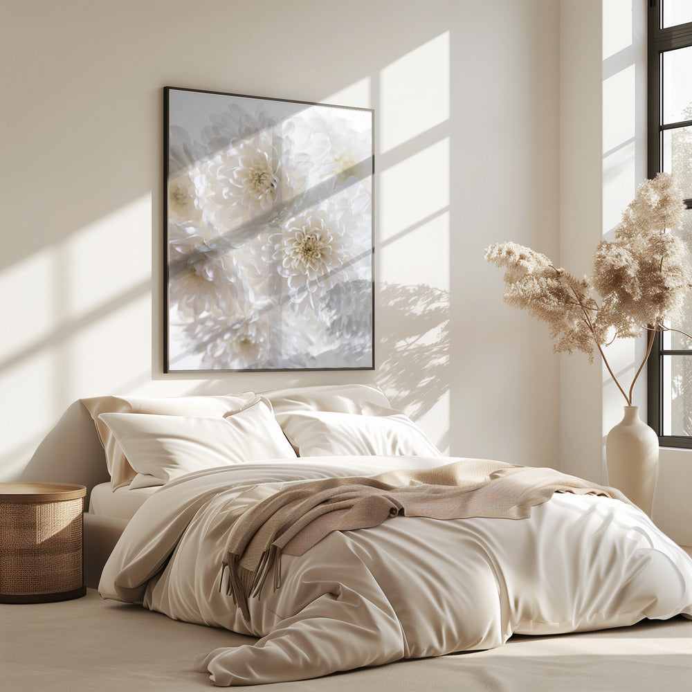 Weiße Blumen 1 | Poster