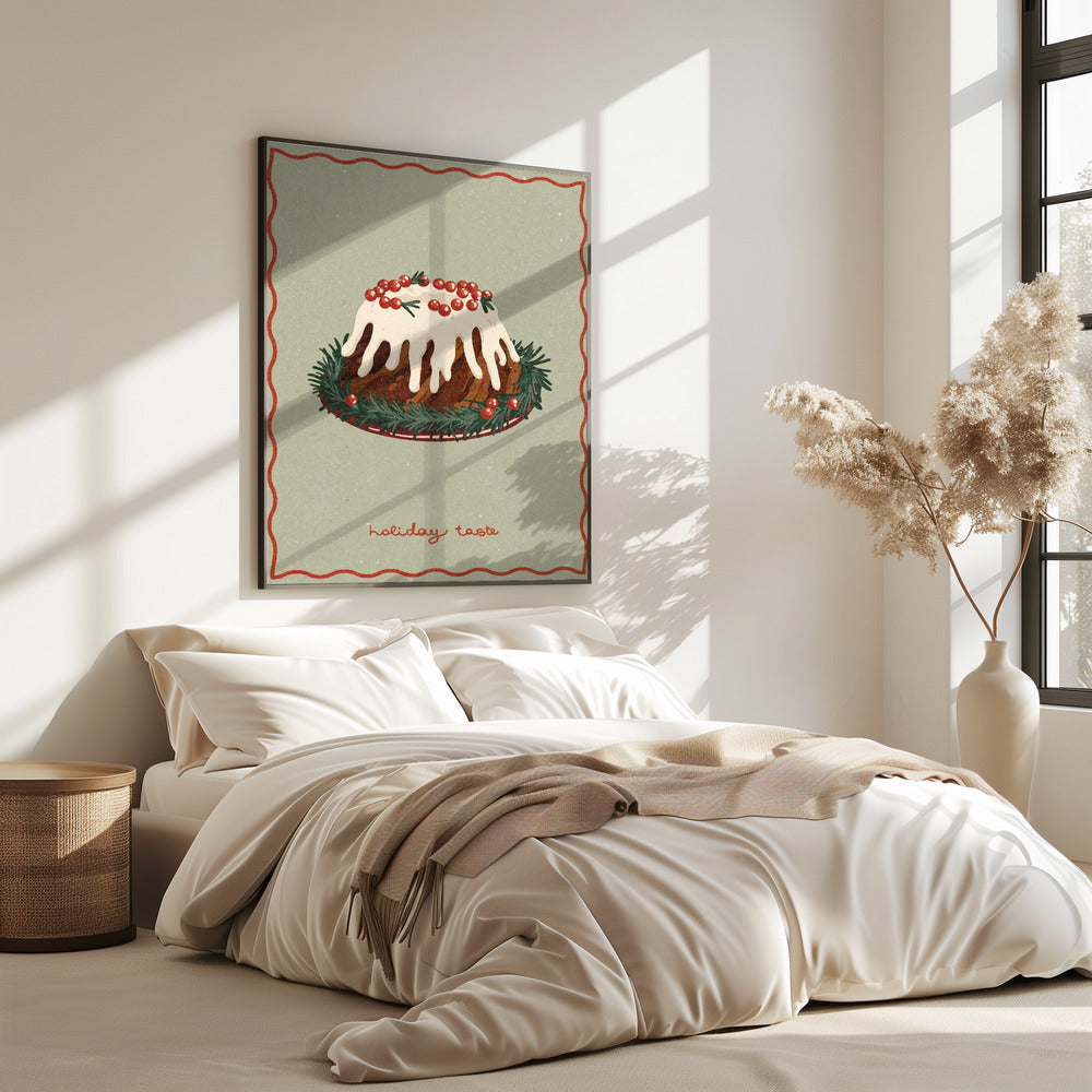 Weihnachtskuchen. Feiertagsgeschmack | Poster