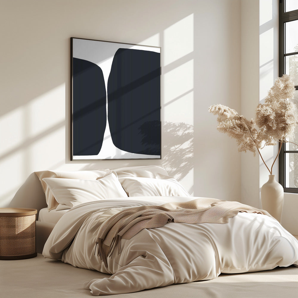 Kräftige schwarze Formen | Poster