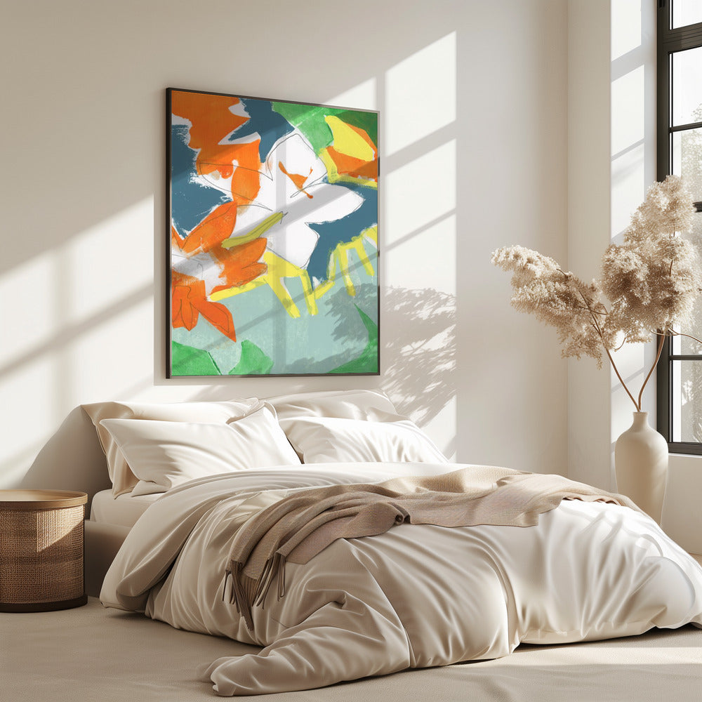 Sanfte, rustikale, leuchtende Blumen Nr. 1 | Poster