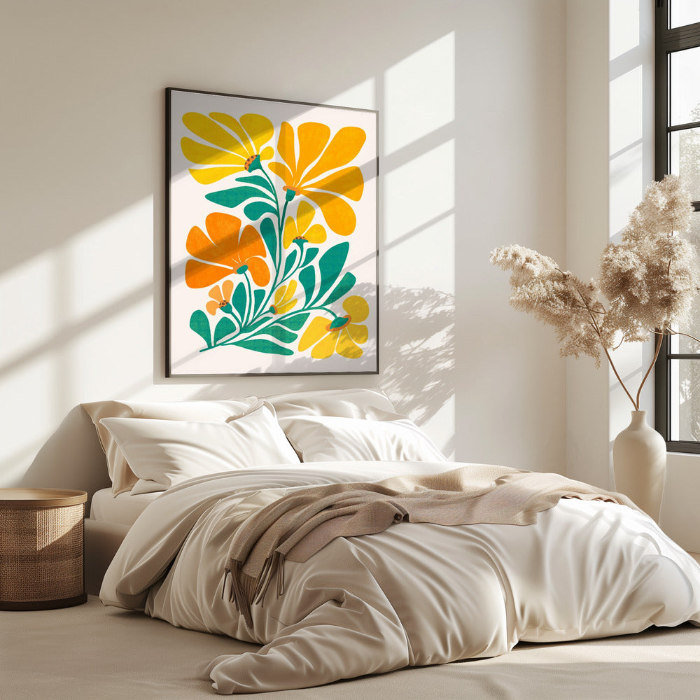 Königliche Sonnenblumen | Poster