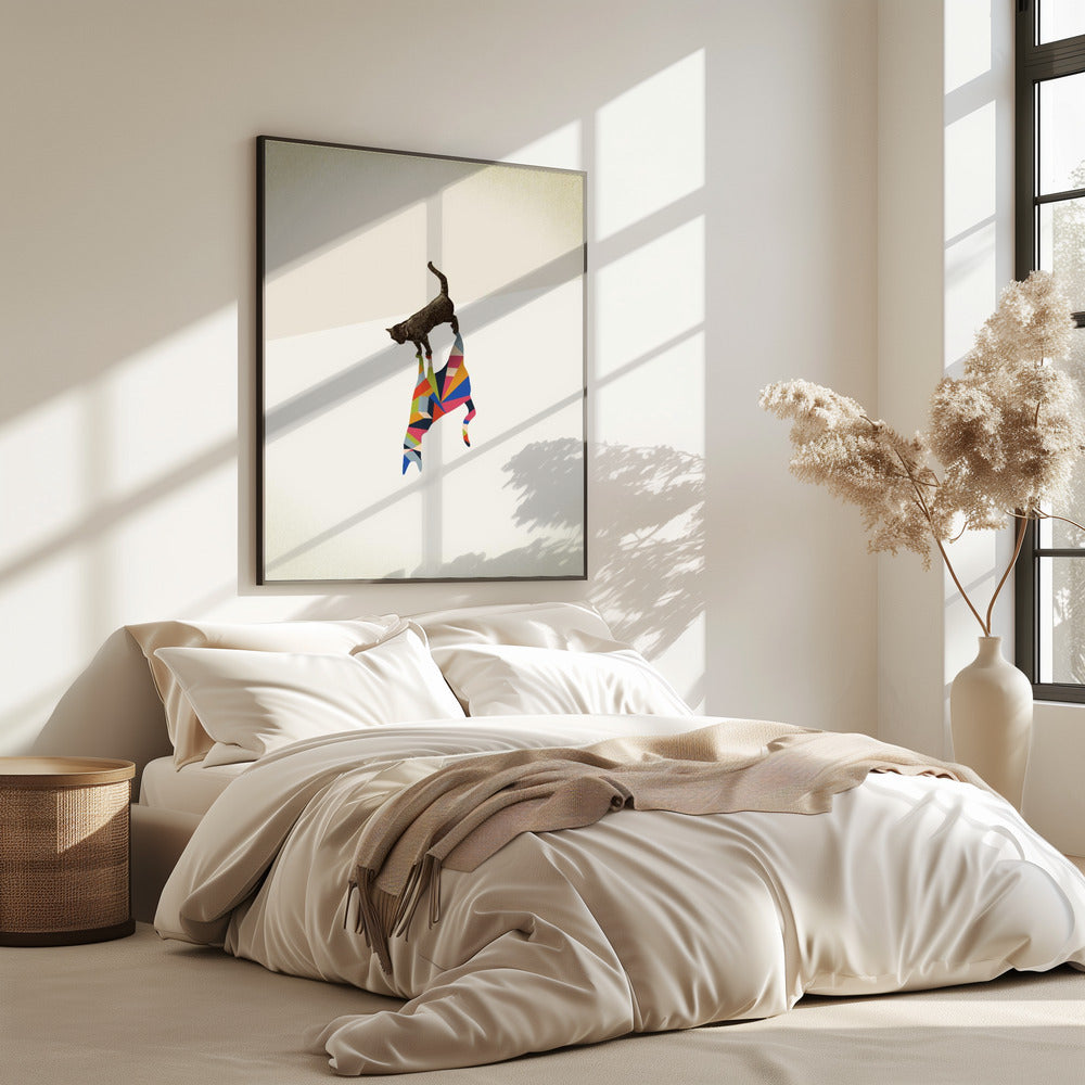 Gehender Schatten, Katze | Poster