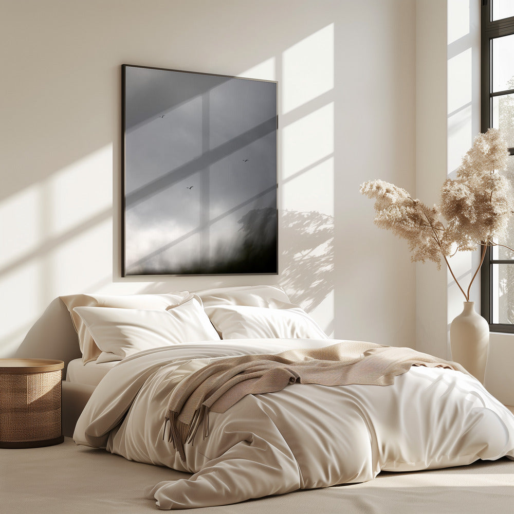Vögel und Wolken 2 | Poster