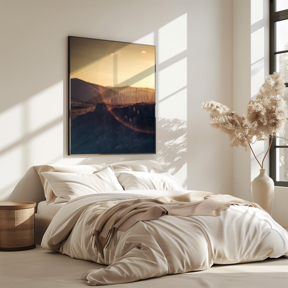 Goldener Horizont Glühen | Poster