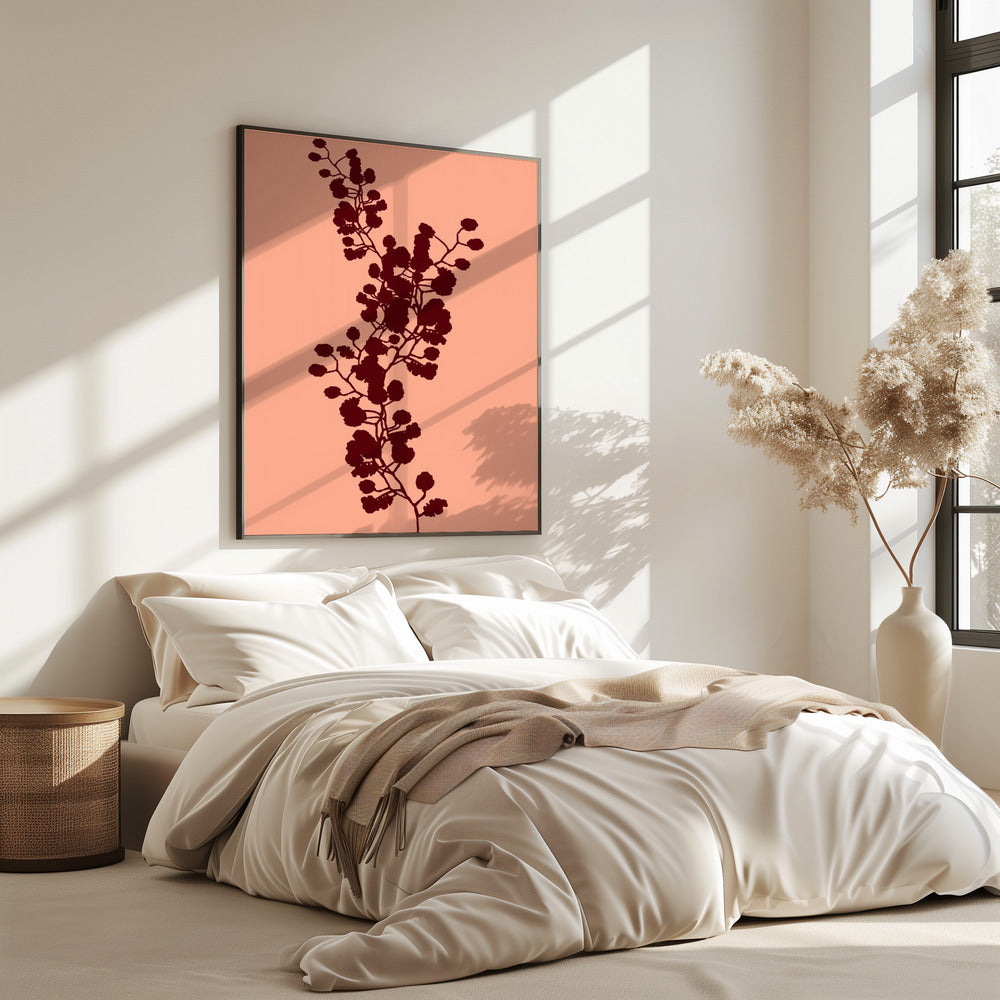 Blumensilhouette 3 | Poster